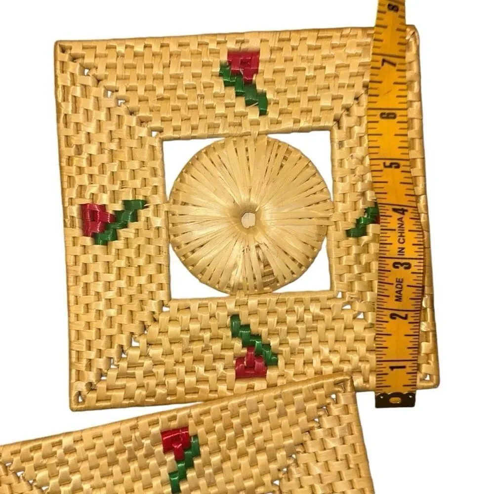 No Brand patterned raffia